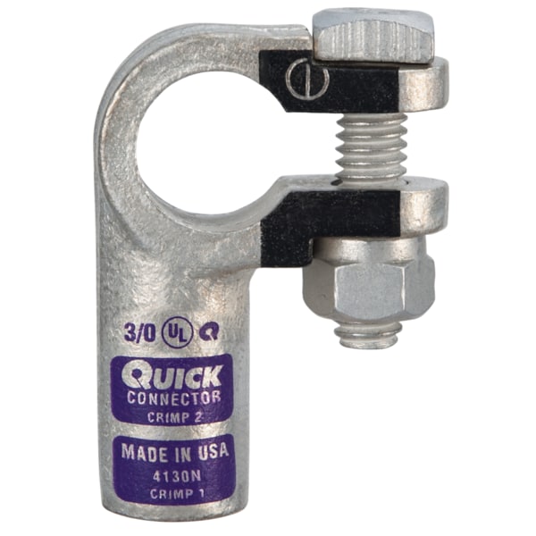 Right Elbow Crimp, Pos, 2 Gauge, PK5
